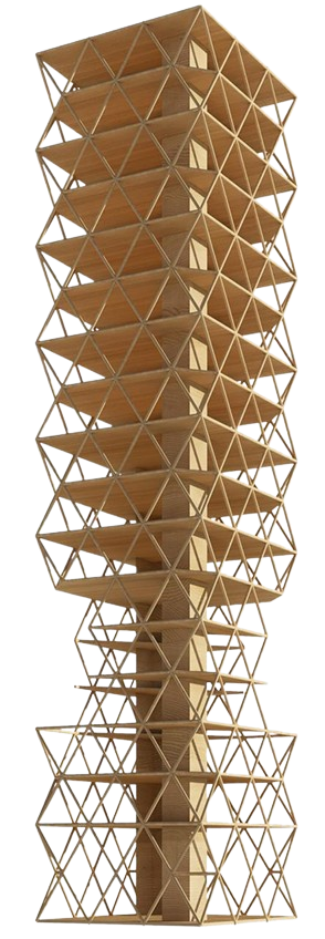 2025 wood tower model